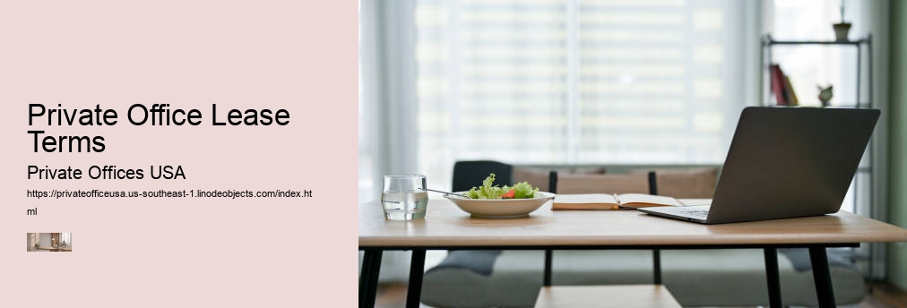 Private Office Lease Terms